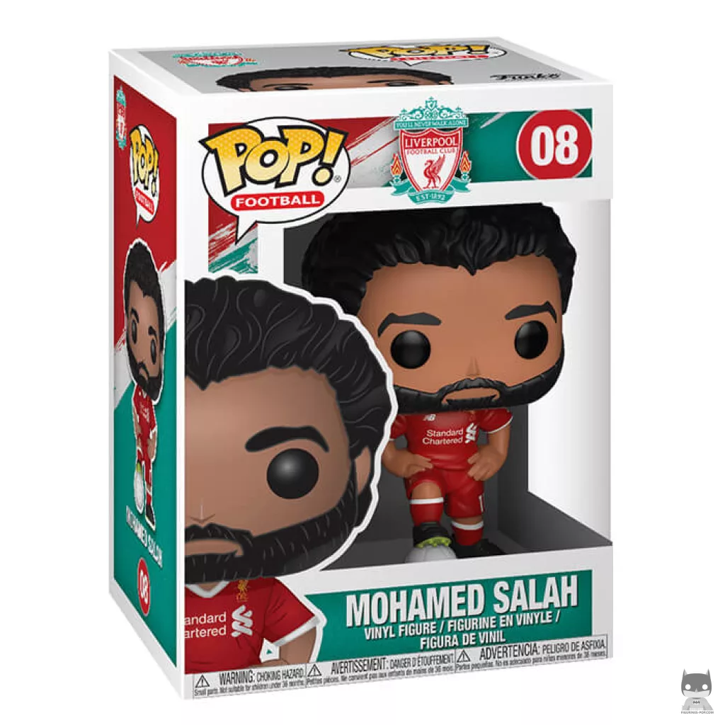 Figurine Funko POP Mohamed Salah (Liverpool) avec boîte