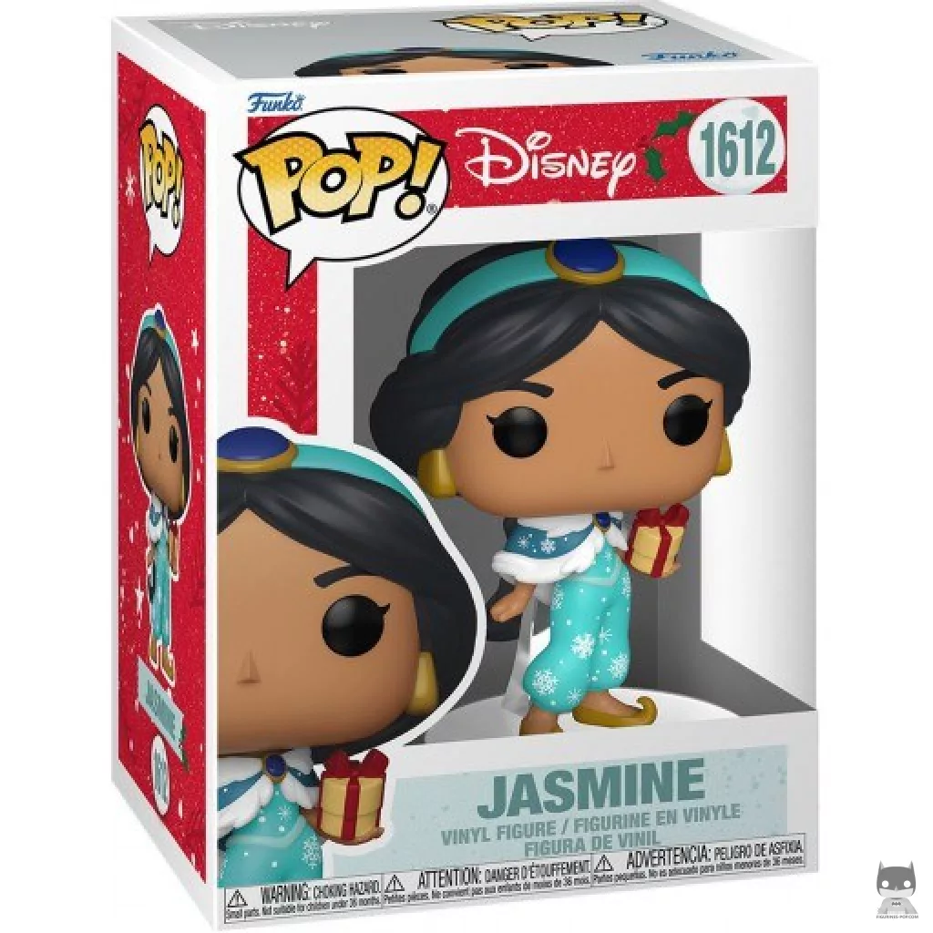 Figurine Funko POP Jasmine (Noël) avec boîte