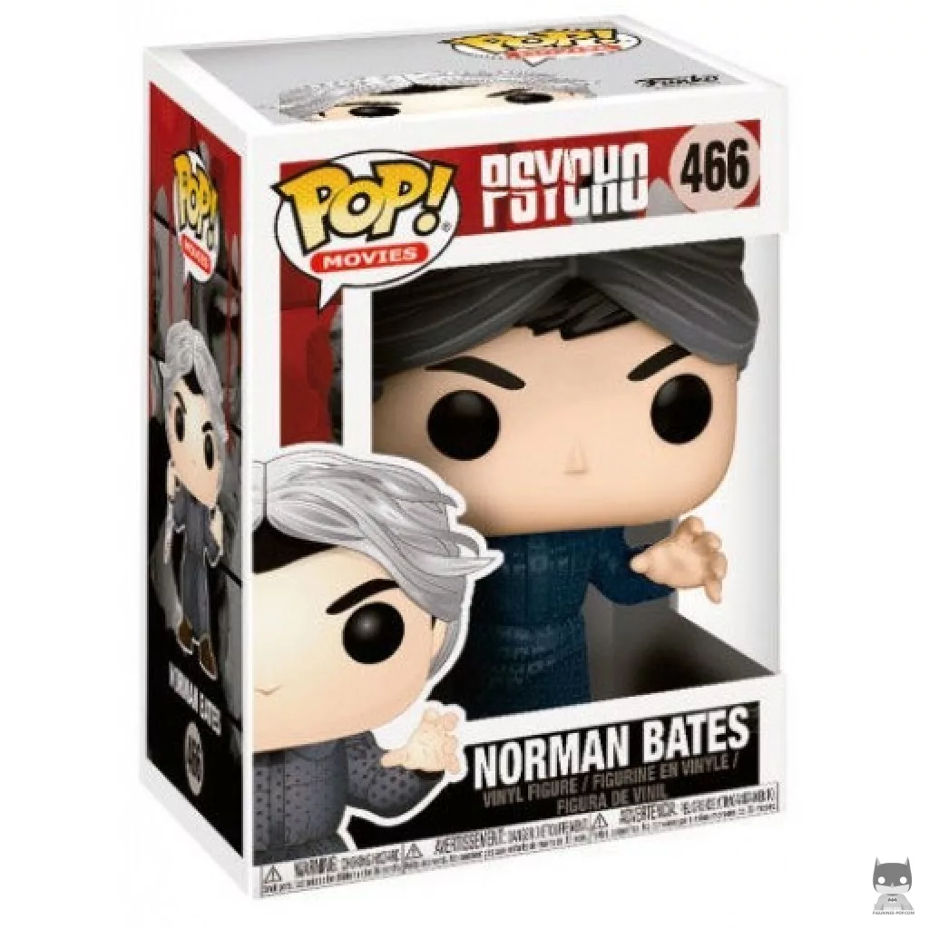 Figurine Funko POP Norman Bates avec boîte