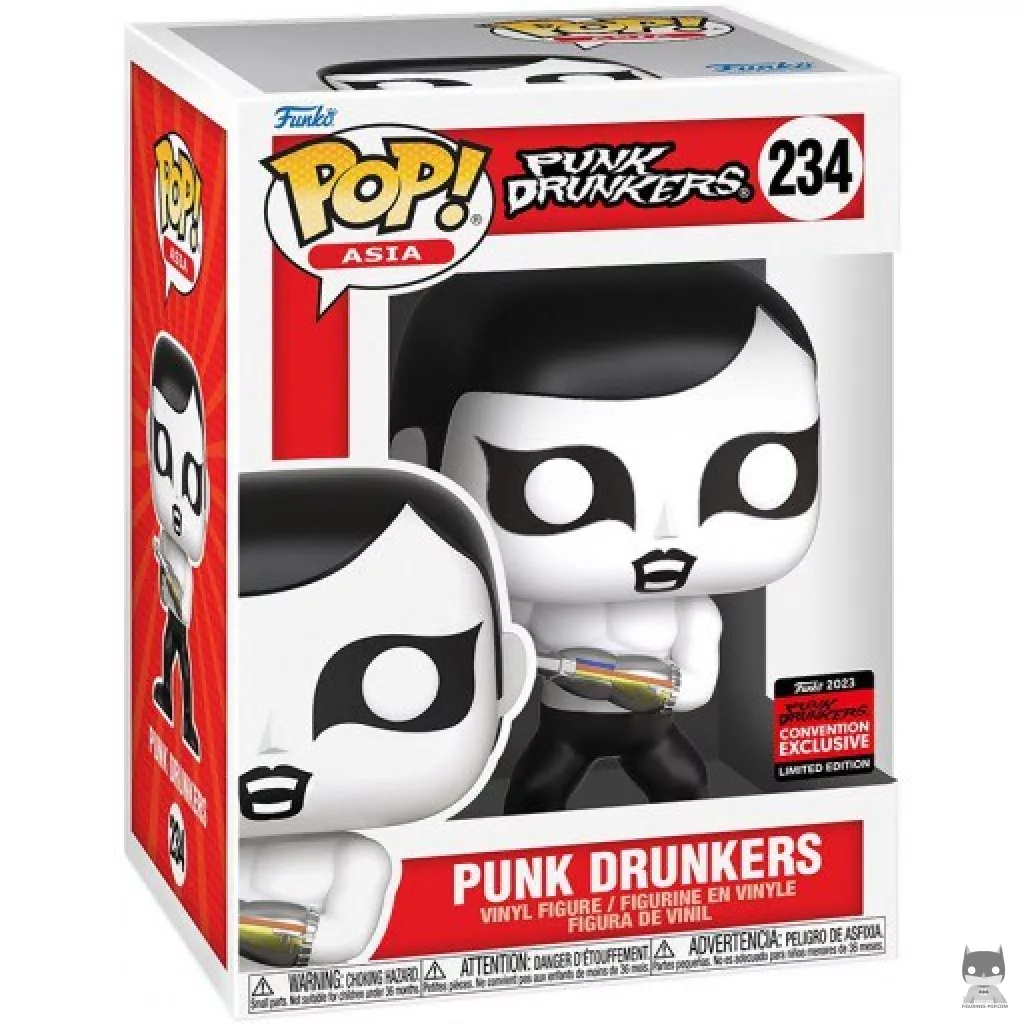 Figurine Funko POP Punk Drunkers (Black & White) avec boîte