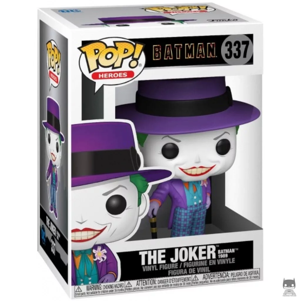 Figurine Funko POP Joker (Batman 1989) (Chase) avec boîte
