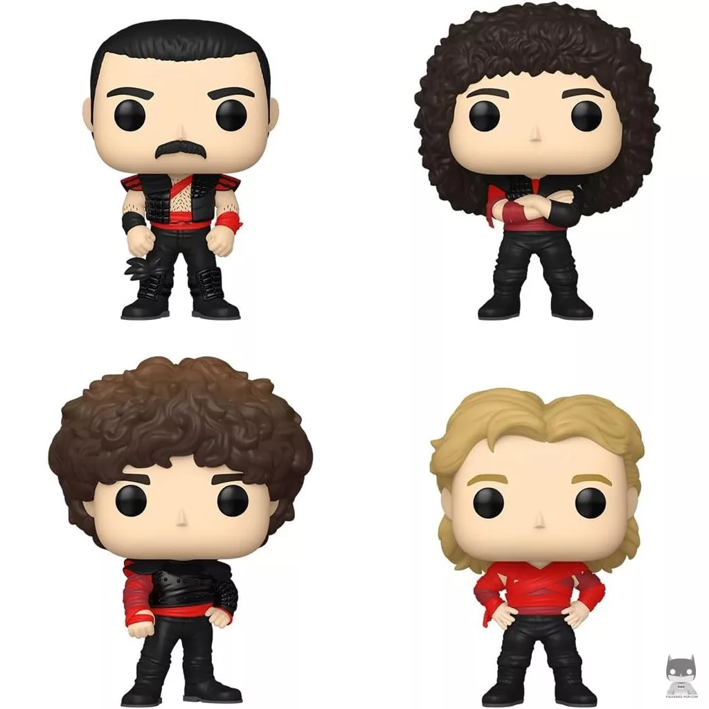 Figurine Funko POP Radio Ga Ga (Freddie Mercury, Brian May, John Deacon & Roger Taylor) (Queen)