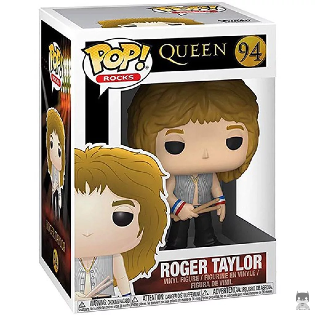 Figurine Funko POP Roger Taylor avec boîte
