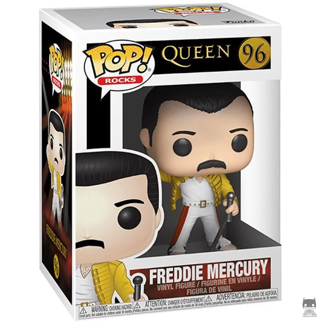 Figurine Funko POP Freddie Mercury (Wembley 1986) avec boîte