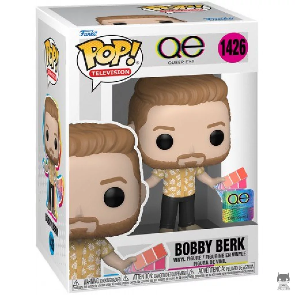 Figurine Funko POP Bobby Berk avec boîte