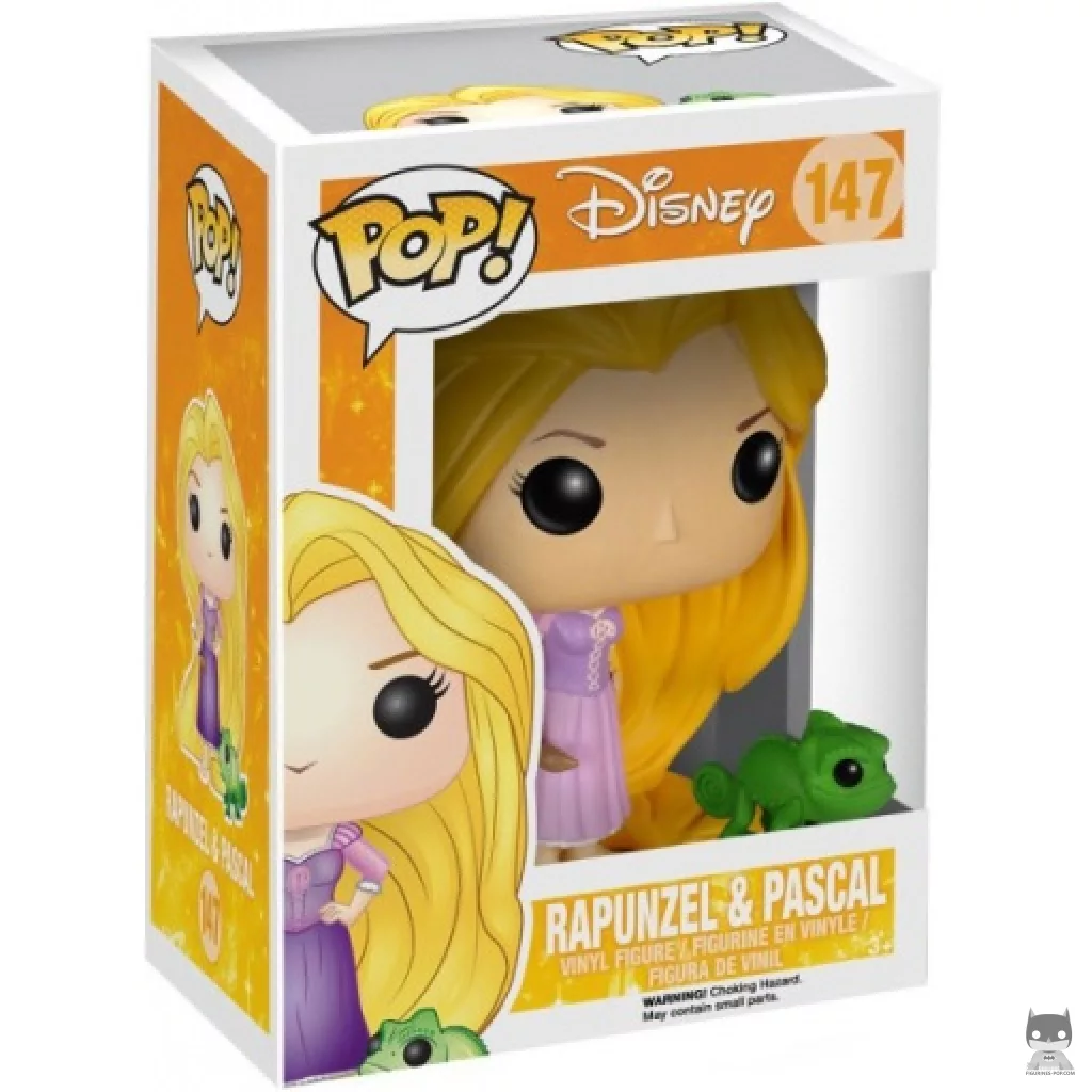 Figurine Funko POP Raiponce & Pascal avec boîte
