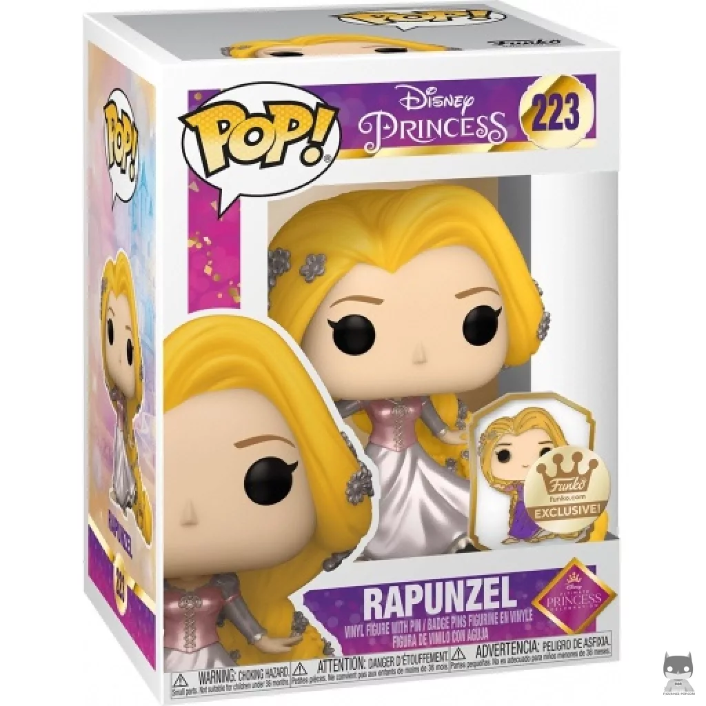 Figurine Funko POP Raiponce (Or) avec boîte