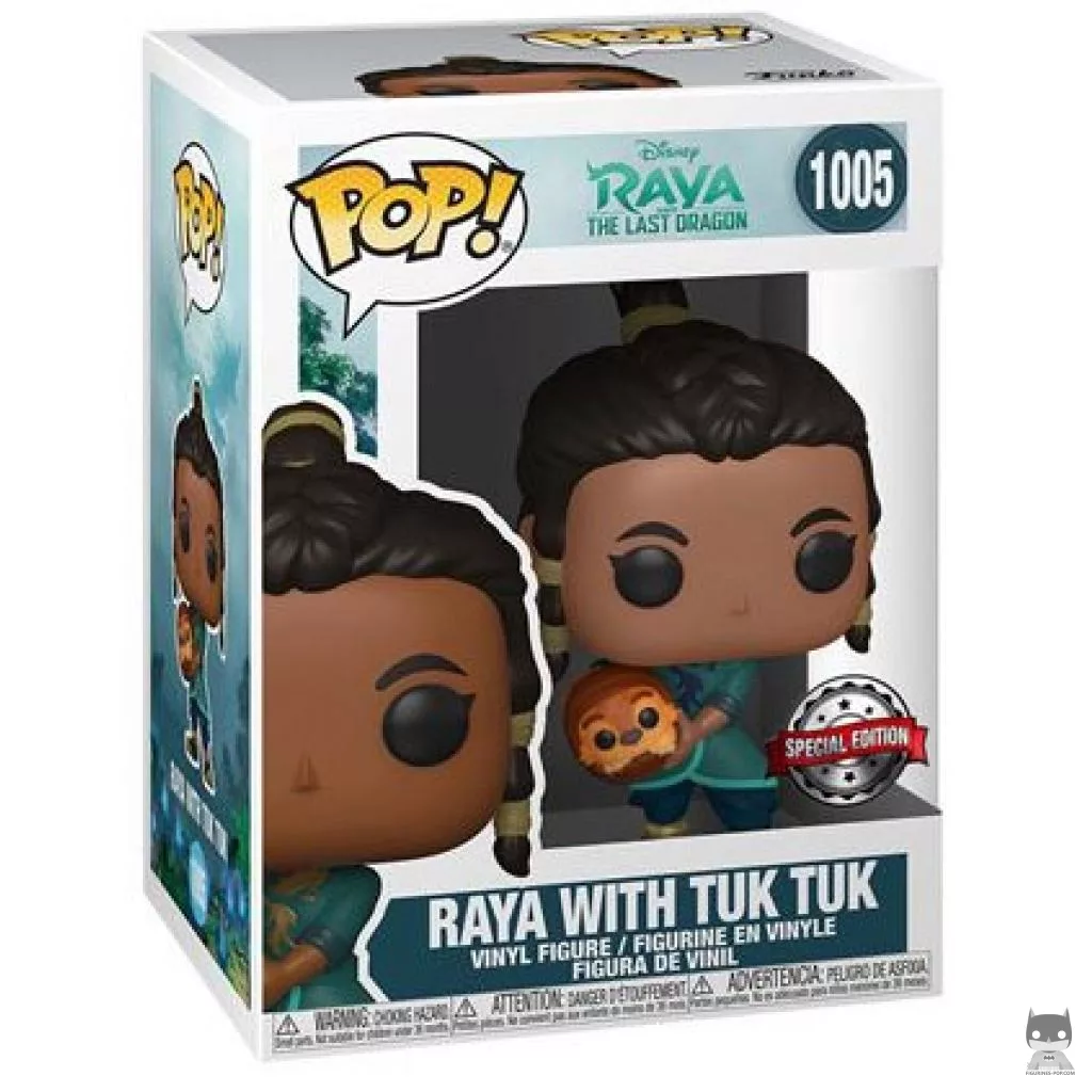 Figurine Funko POP Raya avec Tuk Tuk avec boîte