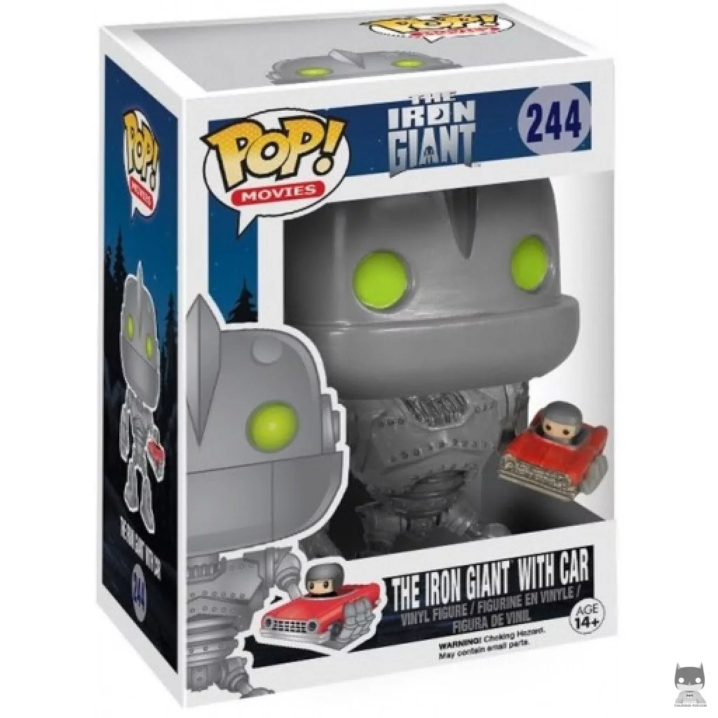 Figurine Funko POP Le Géant de Fer avec Voiture avec boîte