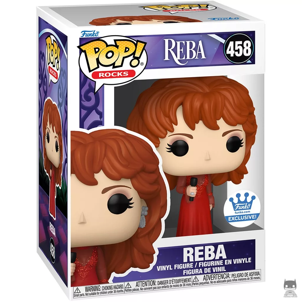 Figurine Funko POP Reba Mcentire (1993 CMA Awards) avec boîte