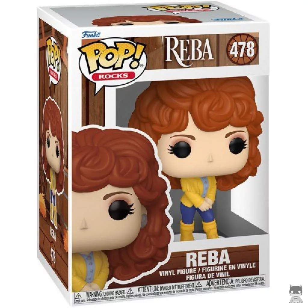 Figurine Funko POP Reba Mcentire (Cowgirl) avec boîte