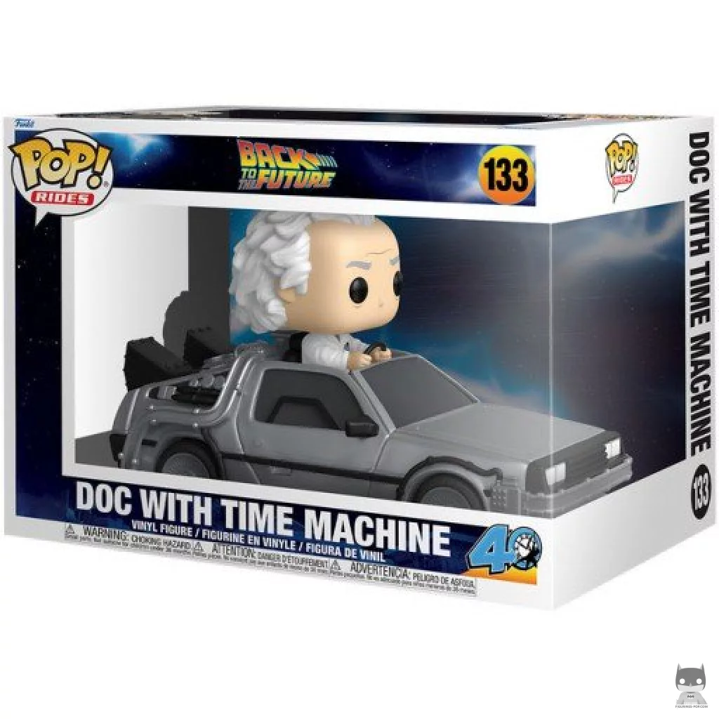 Figurine Funko POP Doc avec la Machine à Remonter le Temps avec boîte