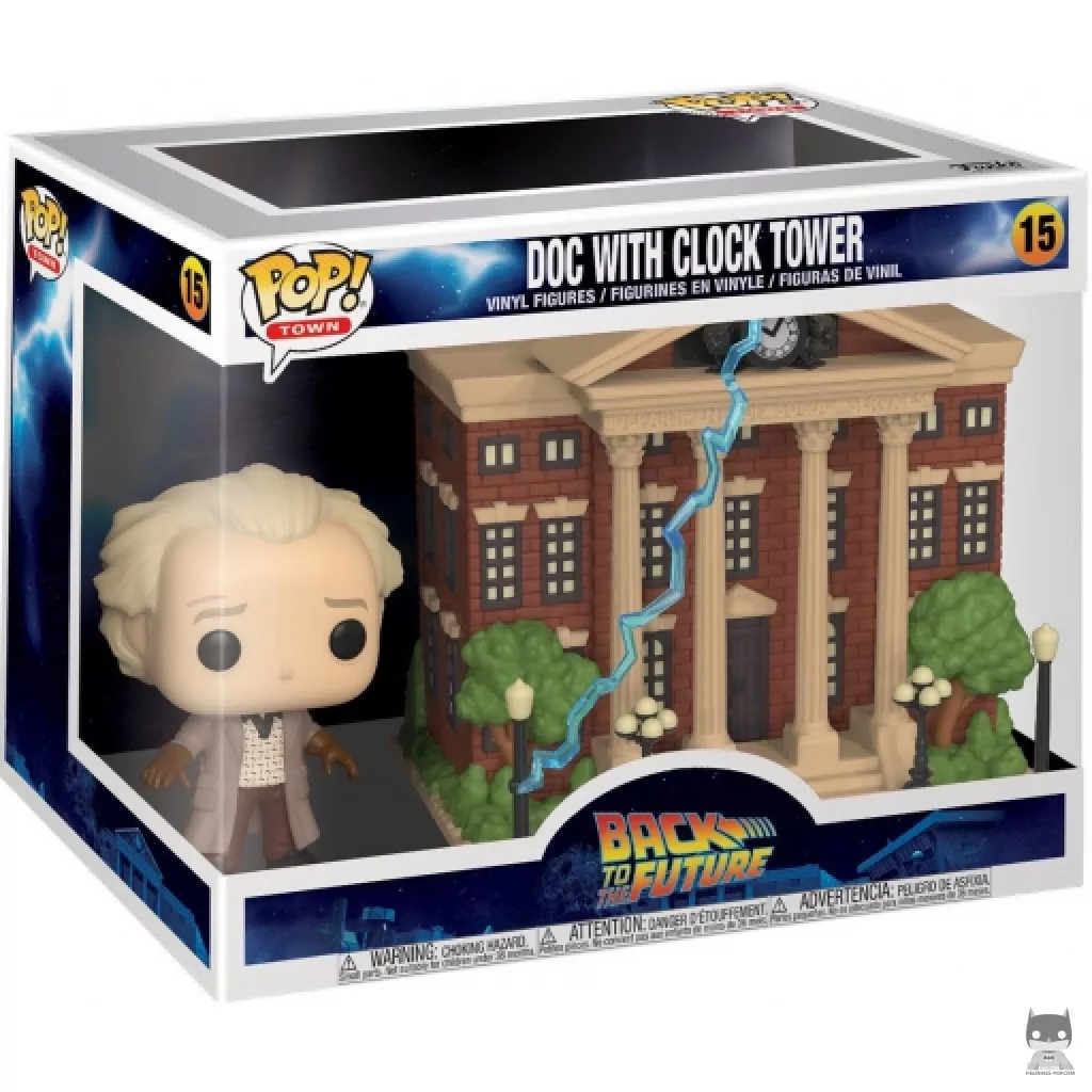 Figurine Funko POP Doc avec la Tour de l'Horloge avec boîte