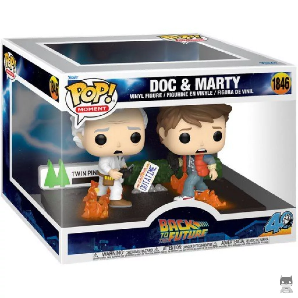 Figurine Funko POP Doc & Marty avec boîte