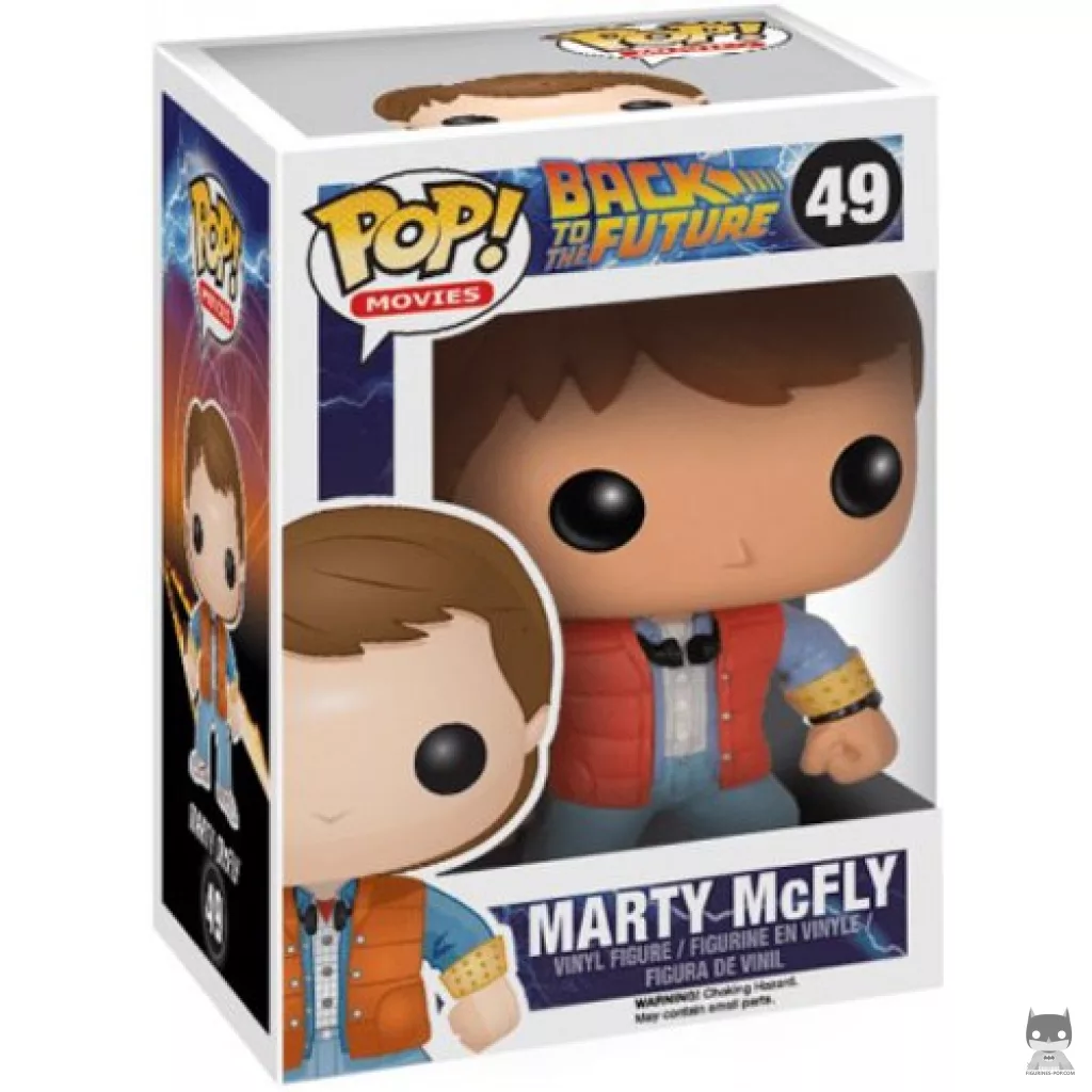 Figurine Funko POP Marty McFly avec boîte