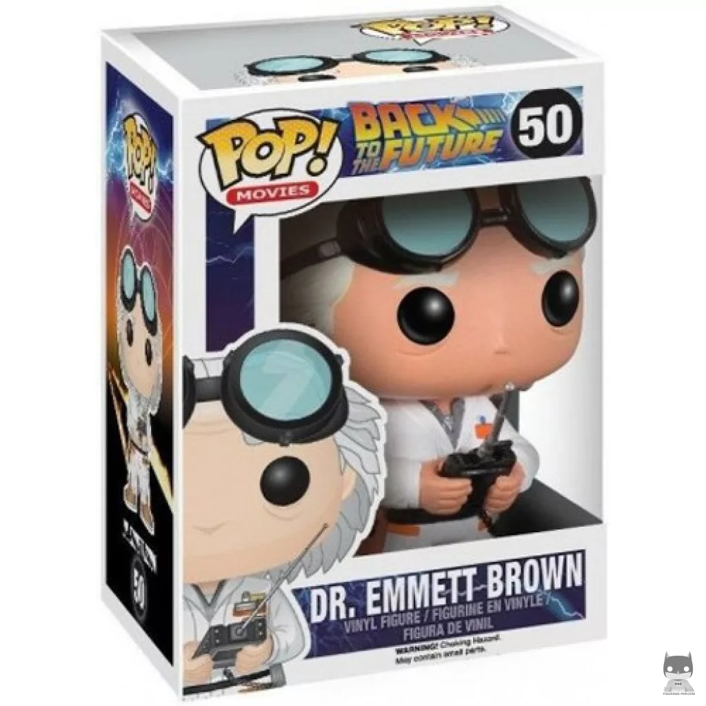 Figurine Funko POP Dr. Emmett Brown avec boîte