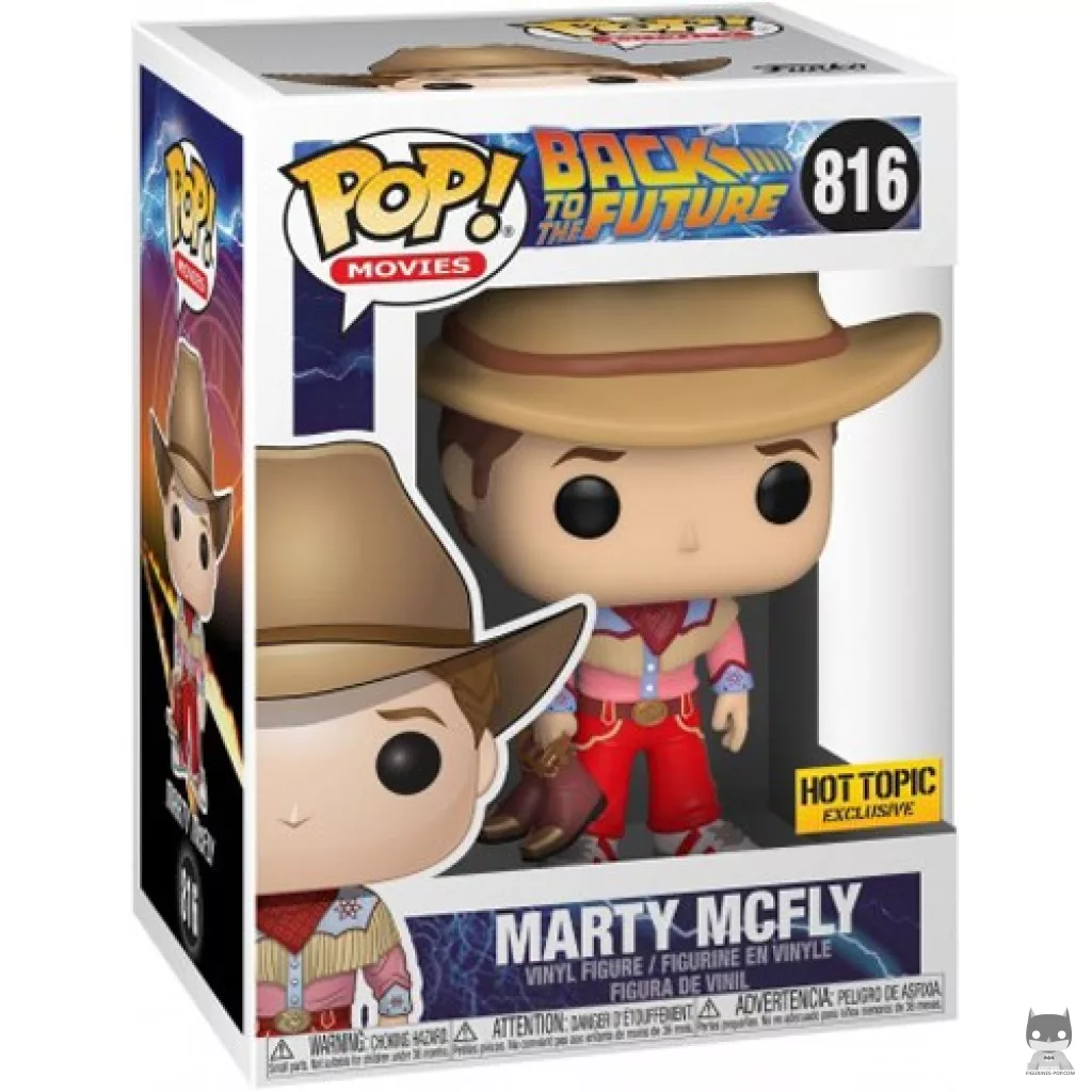 Figurine Funko POP Marty McFly avec boîte