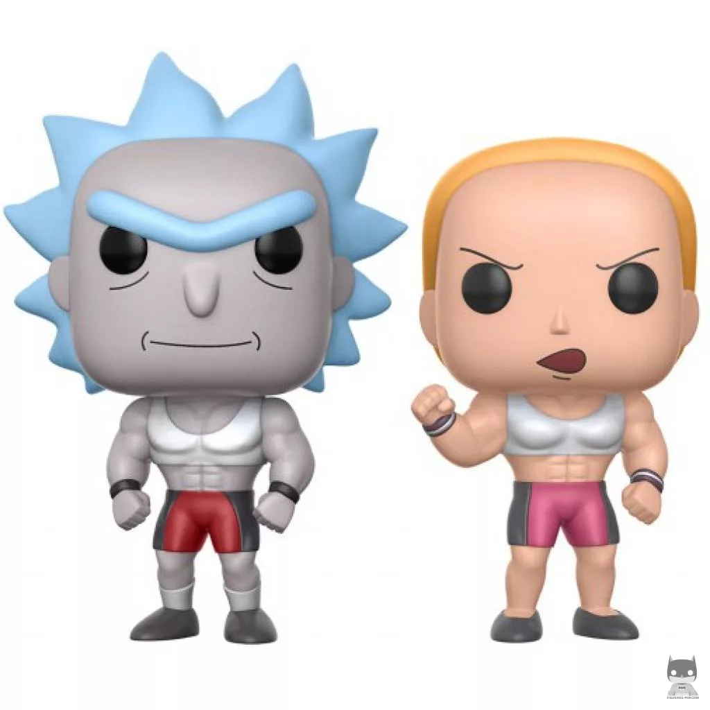 Figurine Funko POP Rick musclé & Summer musclée (Rick et Morty)