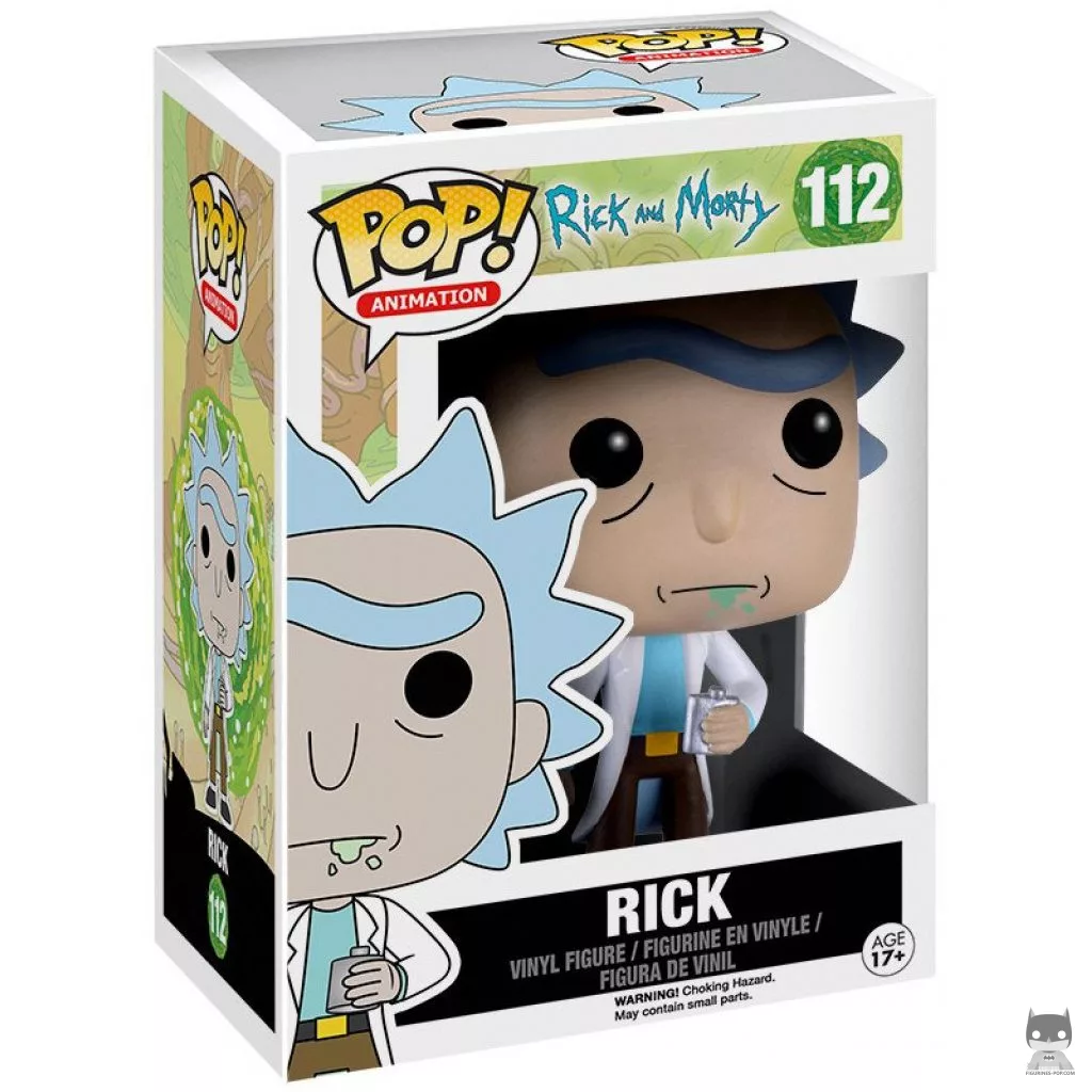Figurine Funko POP Rick Sanchez avec boîte