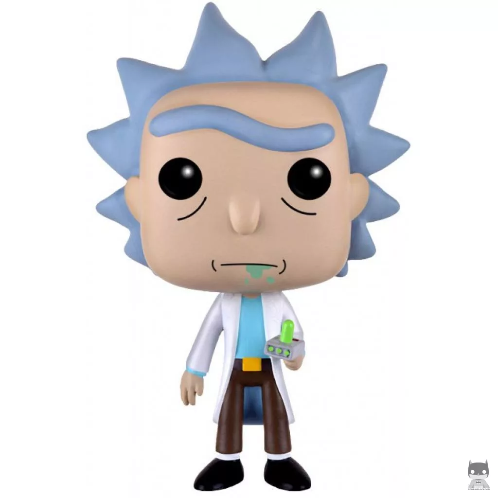 Figurine Funko POP Rick Sanchez avec Pistolet Portail (Rick et Morty)