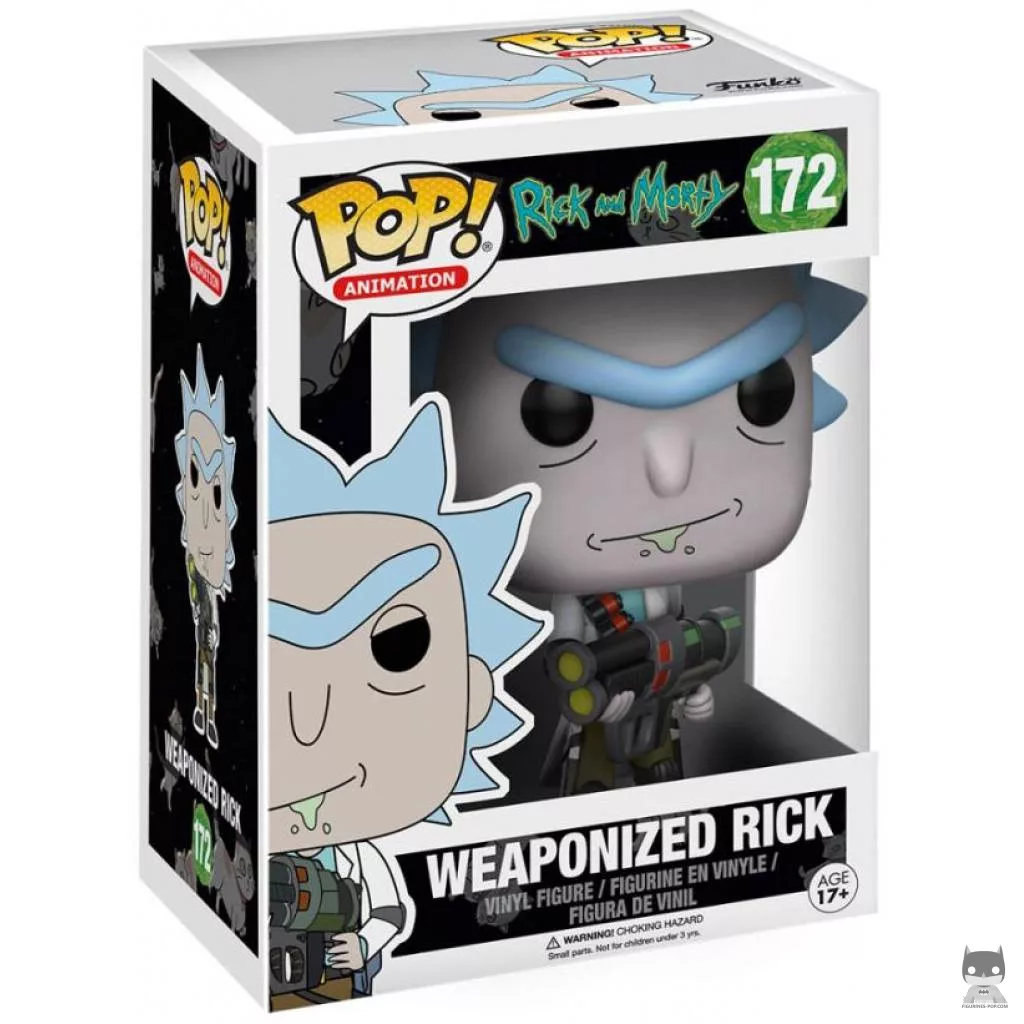 Figurine Funko POP Rick Armé avec boîte