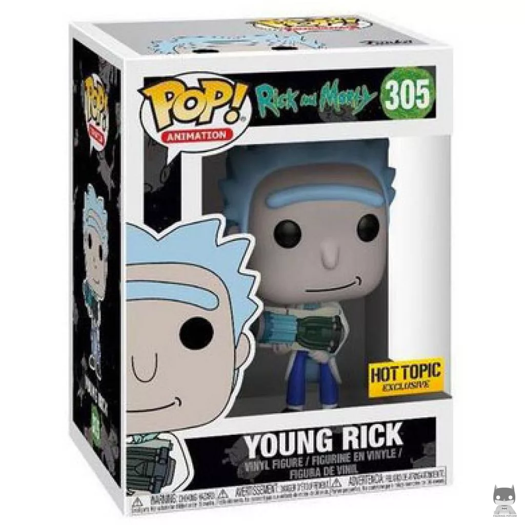 Figurine Funko POP Rick Jeune avec boîte