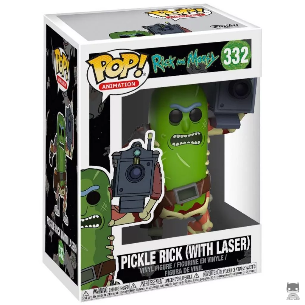 Figurine Funko POP Rick le Cornichon avec Laser avec boîte