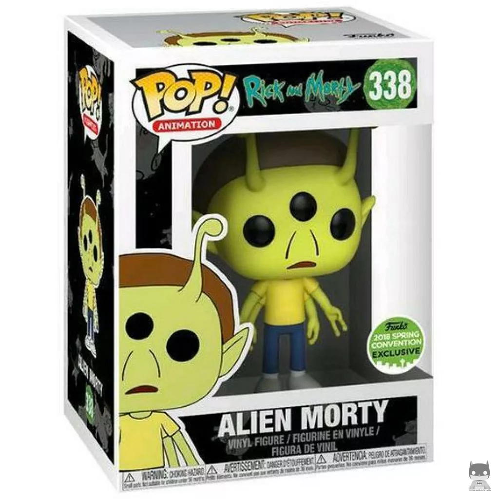 Figurine Funko POP Alien Morty avec boîte