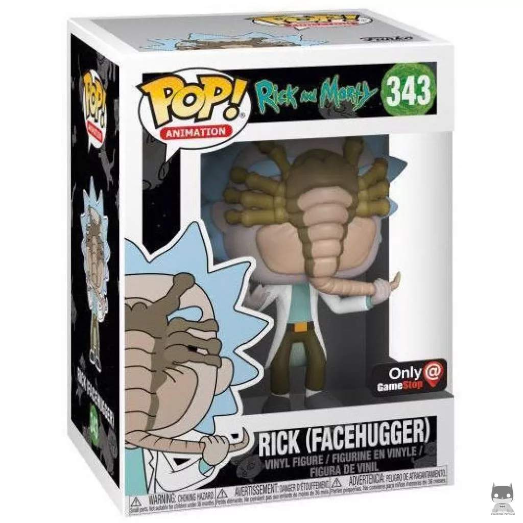 Figurine Funko POP Rick avec Facehugger avec boîte