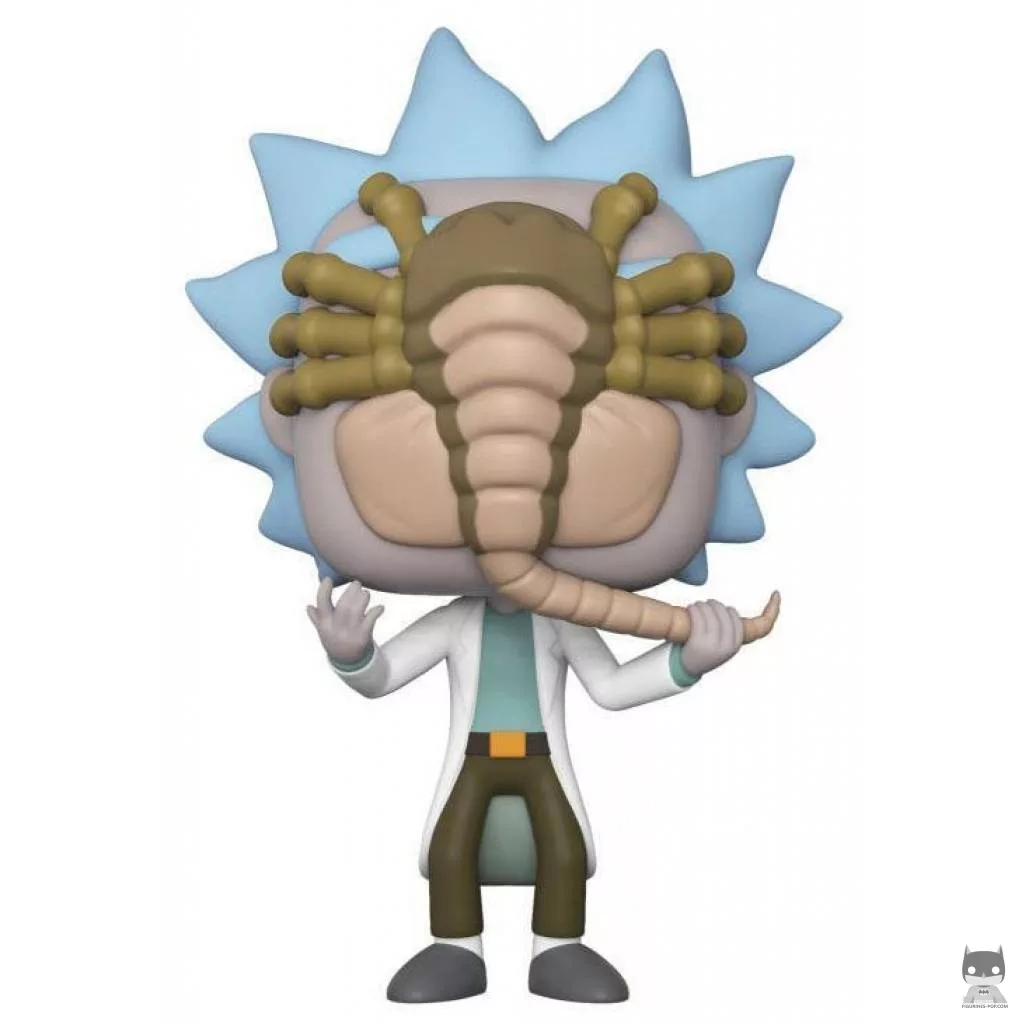 Figurine Funko POP Rick avec Facehugger (Rick et Morty)