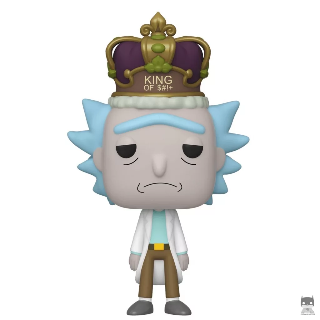 Figurine Funko POP Rick avec Couronne (Rick et Morty)