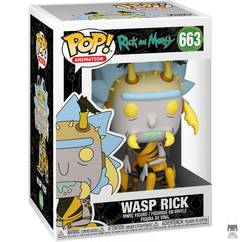 Figurine Funko POP Rick la Guêpe avec boîte