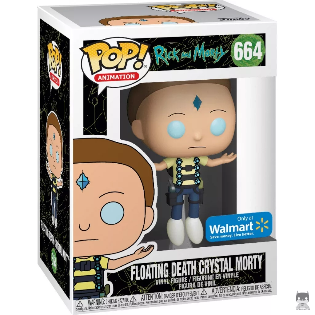 Figurine Funko POP Morty avec Cristal de Mort flottant avec boîte