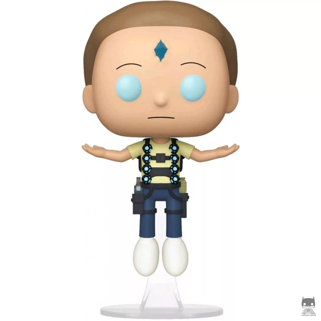 Figurine Funko POP Morty avec Cristal de Mort flottant (Rick et Morty)