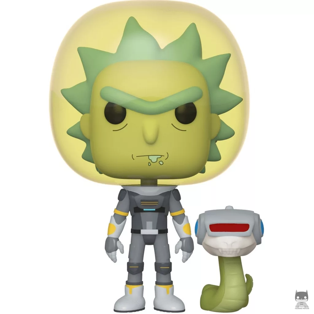 Figurine Funko POP Rick Cosmonaute avec Serpent (Rick et Morty)