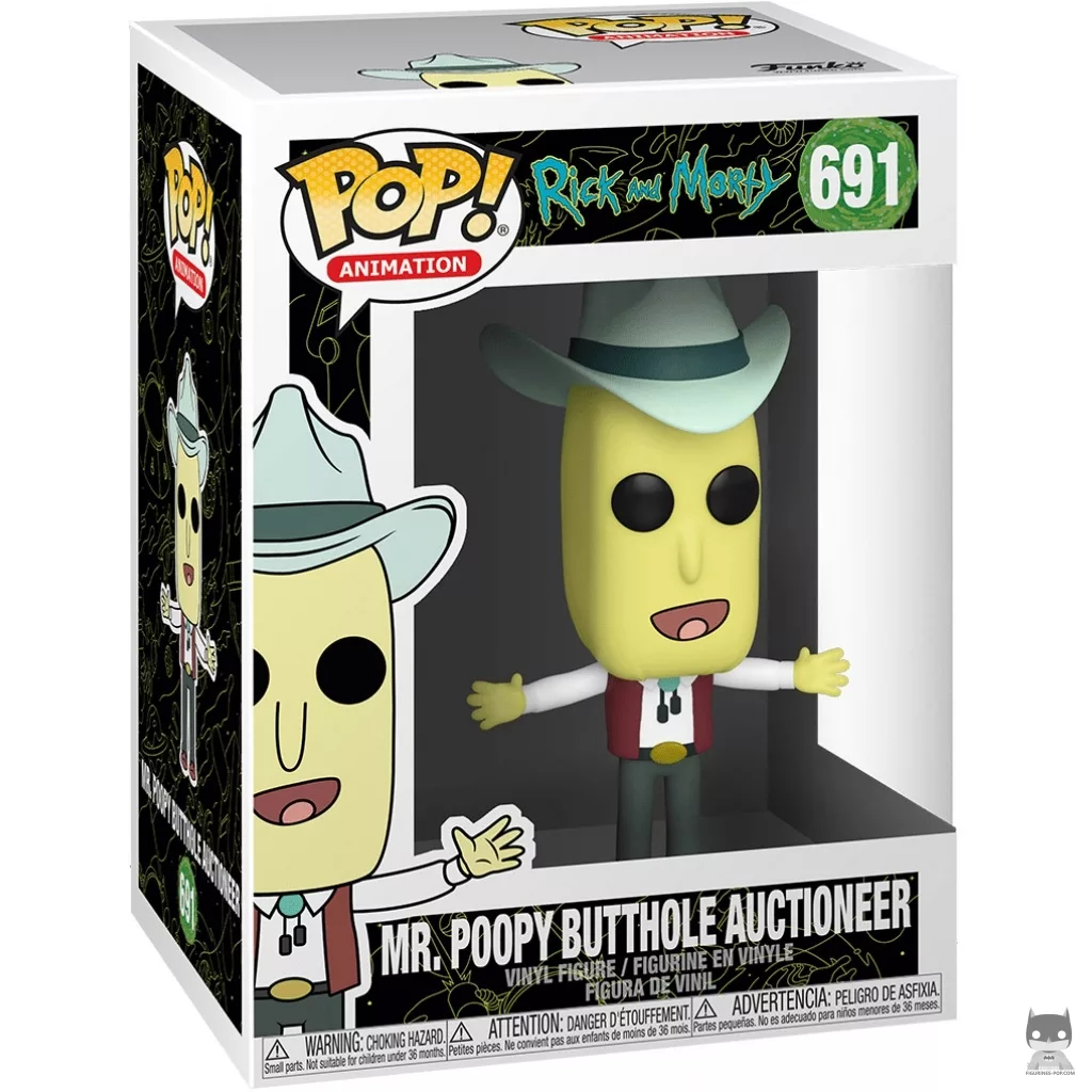 Figurine Funko POP Mr. Poopy Butthole Commissaire-Priseur avec boîte