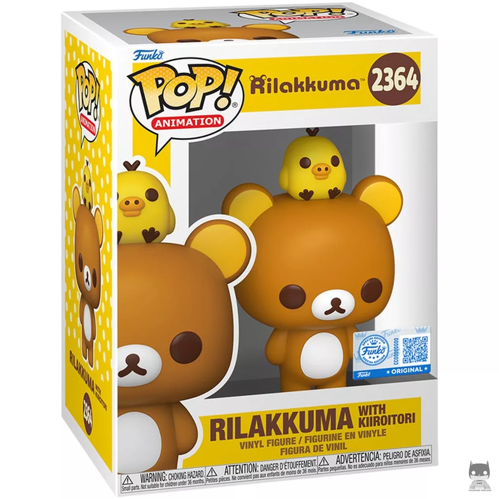 Figurine Funko POP Rilakkuma avec Kiiroitori avec boîte