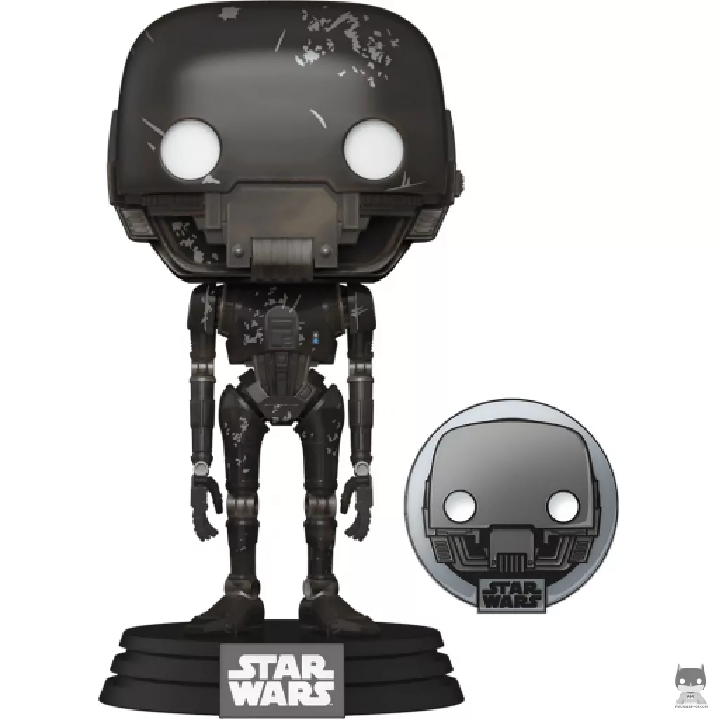 Figurine Funko POP K-2SO sur Jedha (Rogue One : A Star Wars Story)