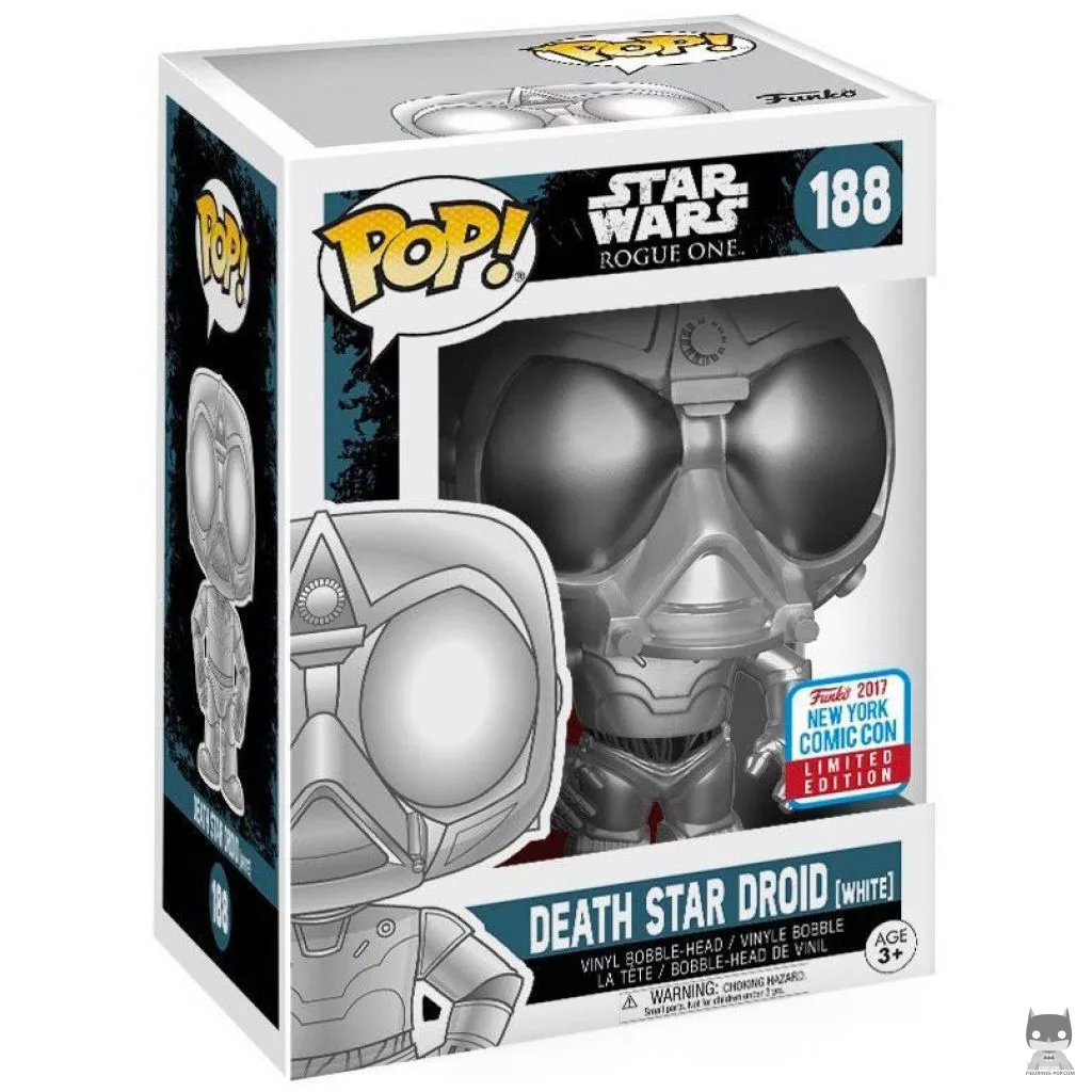 Figurine Funko POP Droïde de l'Etoile de la Mort (Chrome) avec boîte