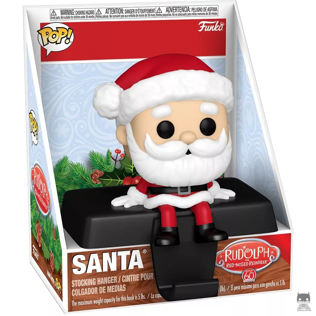 Figurine Funko POP Père Noël (Porte-chaussette de Noël) avec boîte