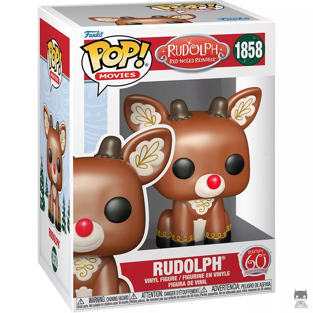 Figurine Funko POP Rudolph (Sitting) avec boîte