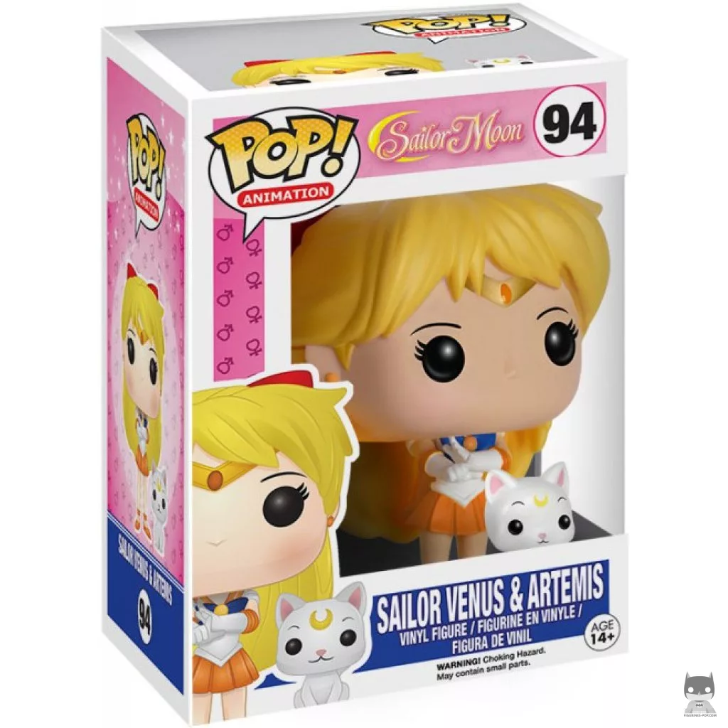 Figurine Funko POP Sailor Venus avec Artemis avec boîte