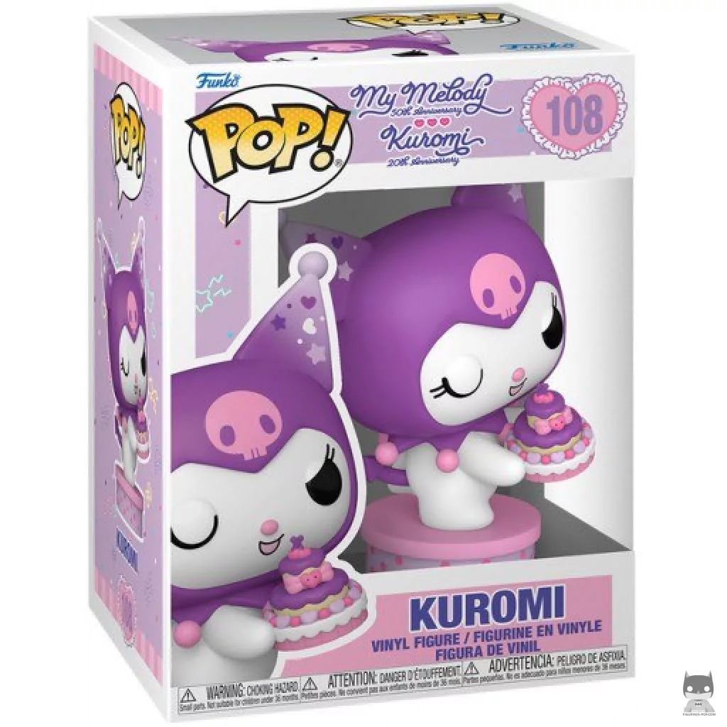 Figurine Funko POP Kuromi avec boîte