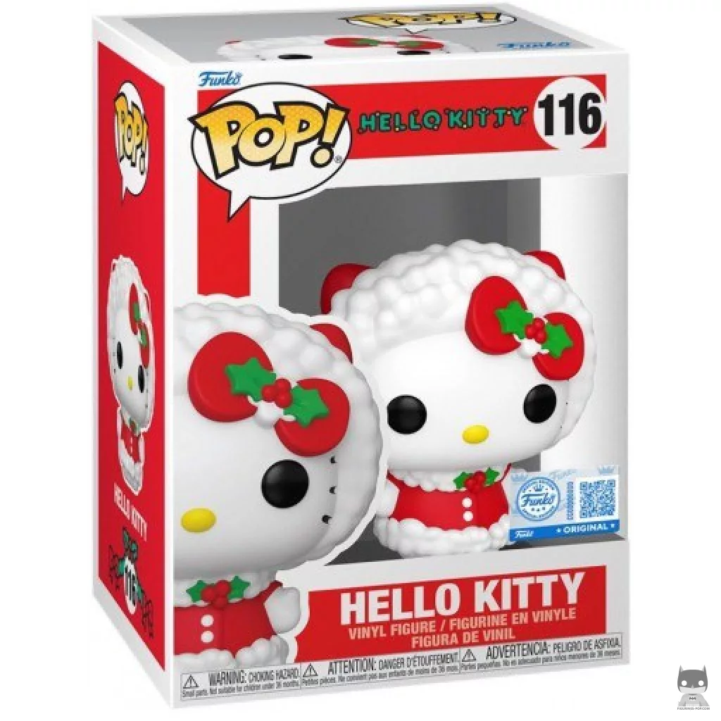 Figurine Funko POP Hello Kitty (Noël) avec boîte