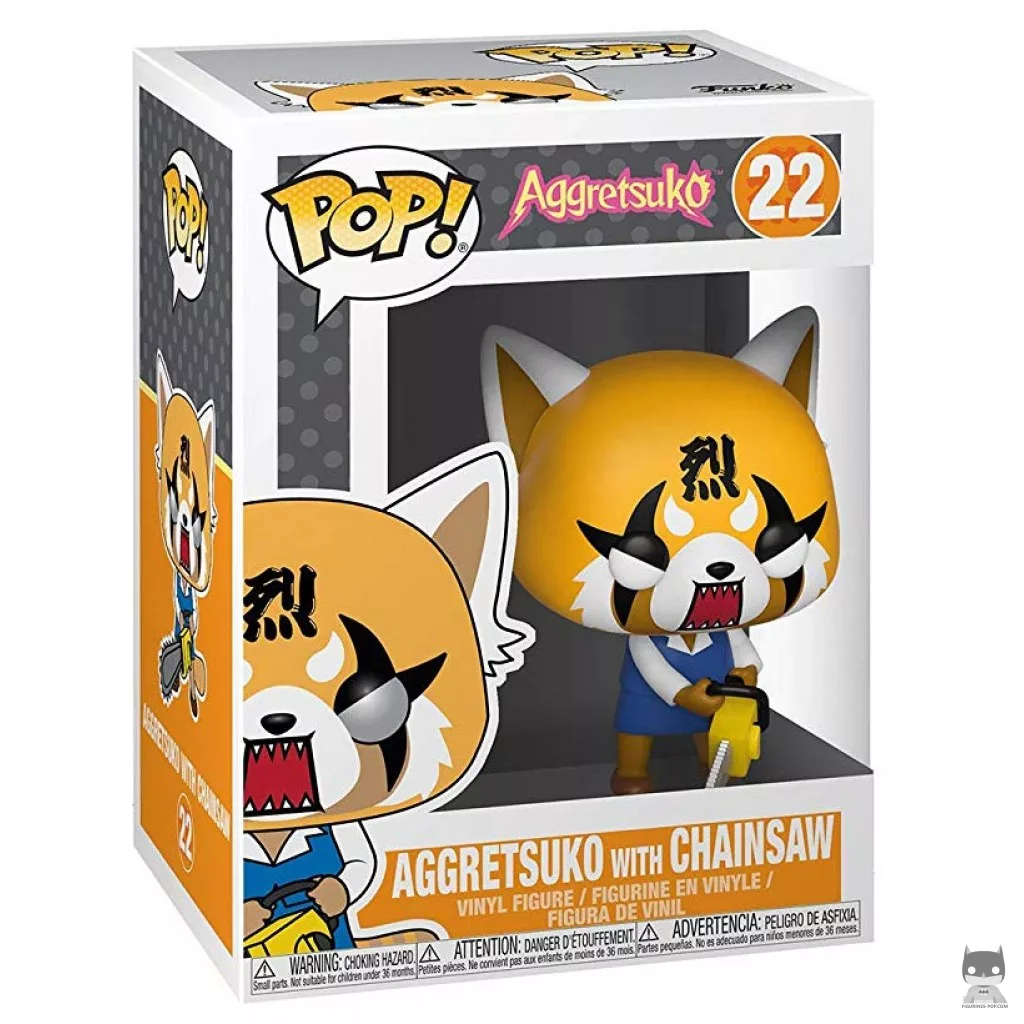Figurine Funko POP Aggretsuko avec Tronçonneuse avec boîte