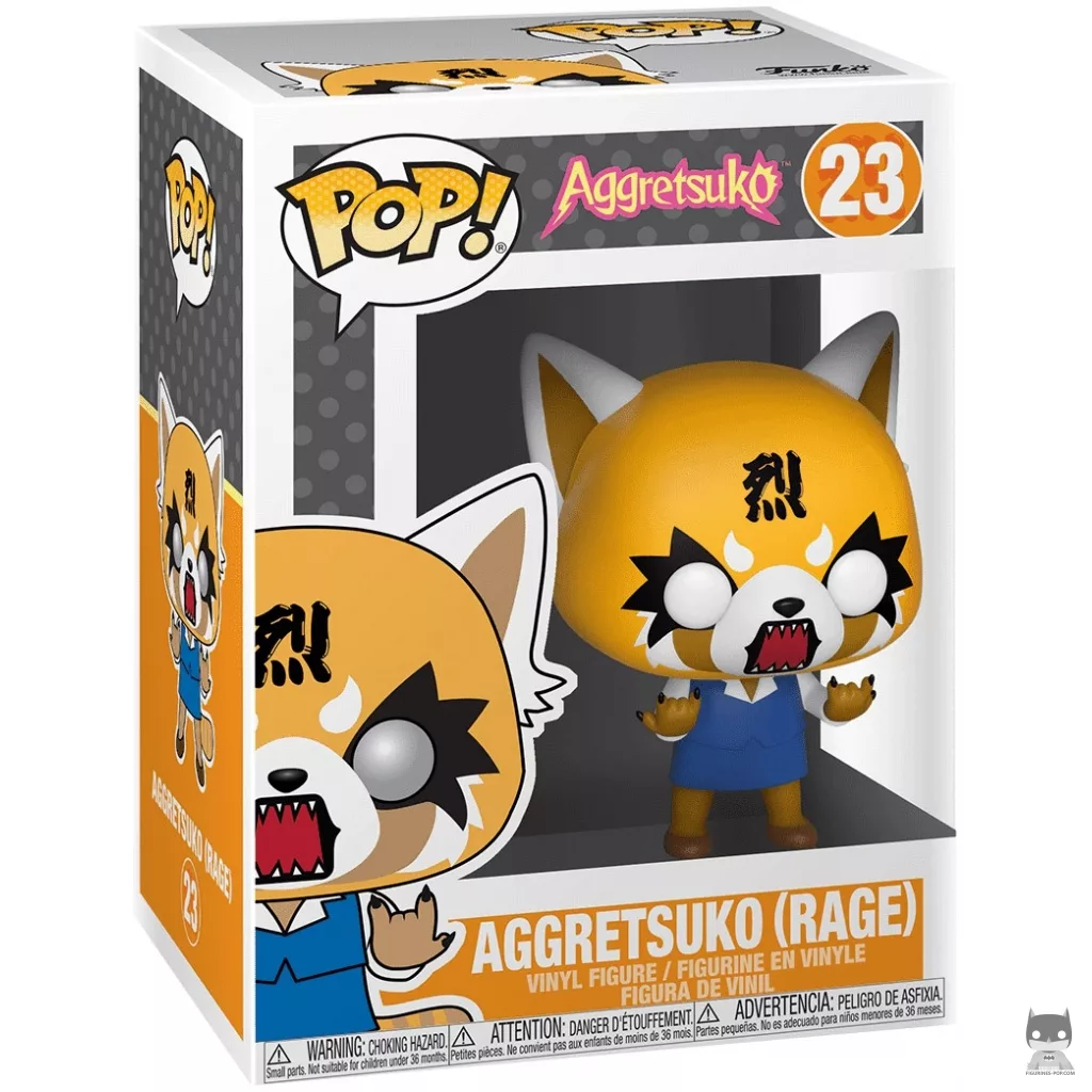Figurine Funko POP Aggretsuko Enragé avec boîte