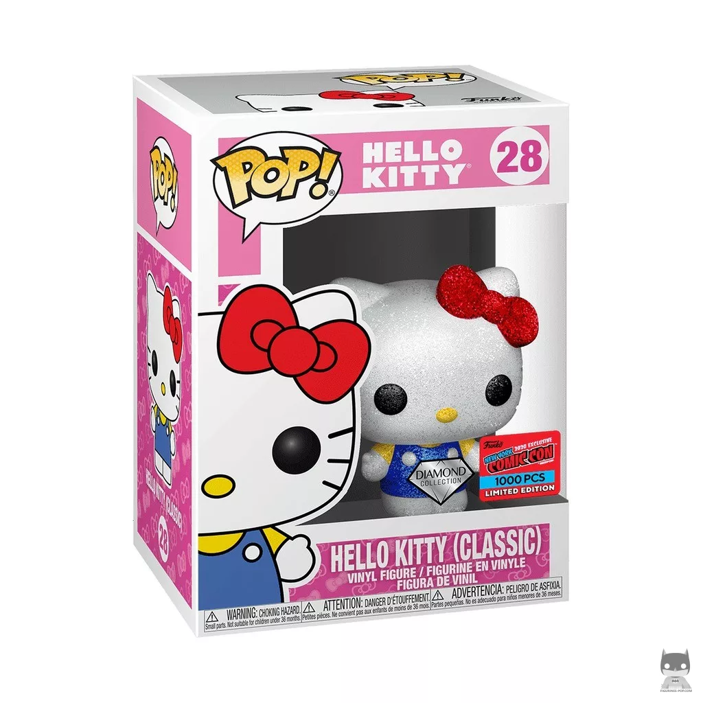 Figurine Funko POP Hello Kitty Classic (Diamond Glitter) avec boîte