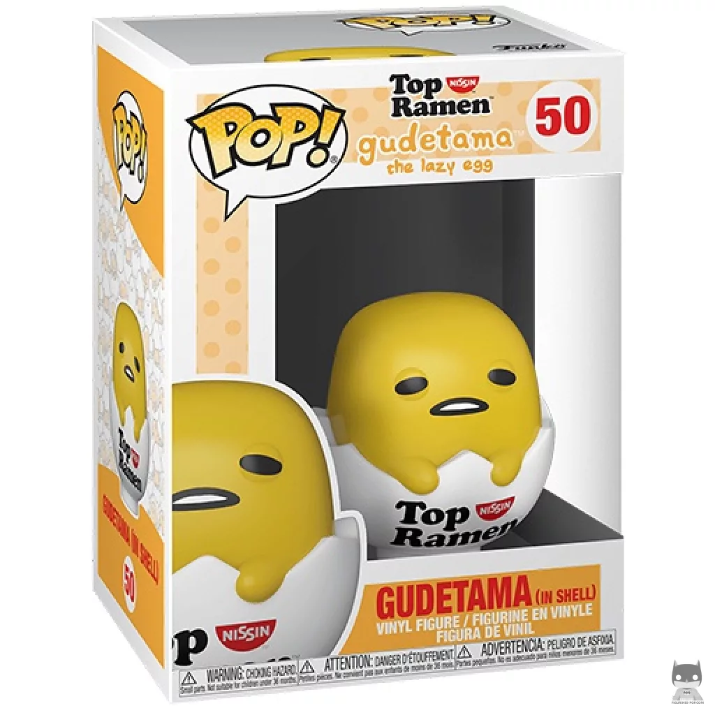 Figurine Funko POP Gudetama dans Coquille avec boîte