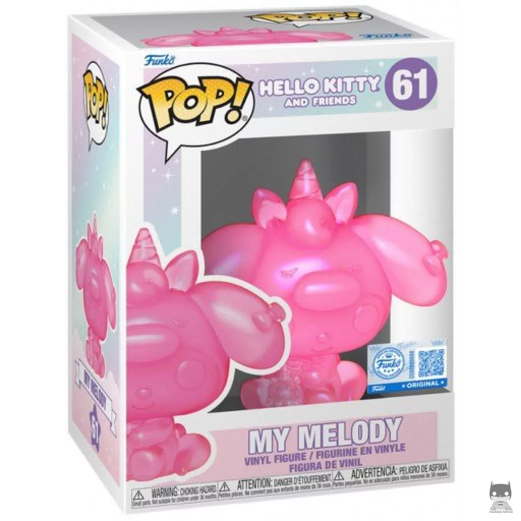 Figurine Funko POP My Melody (Transclucent) avec boîte