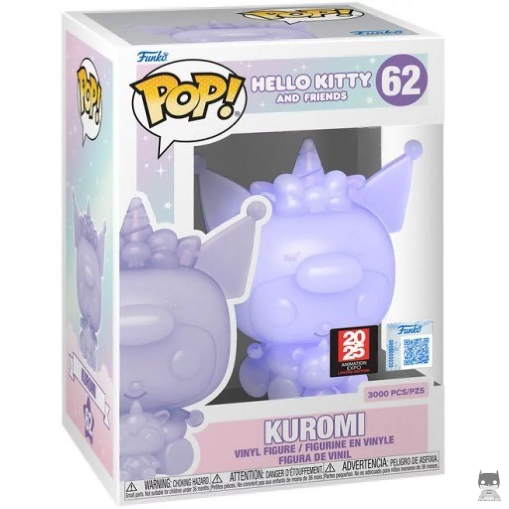 Figurine Funko POP Kuromi (Translucent) avec boîte
